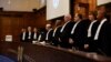 Suci Međunarodnog suda pravde u Den Haagu uoči rasprave po tužbi Južnoafričke Republike protiv Izraela za genocid u Gazi, 24. 5. 2024.