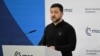 Ukrajinski predsjednik Volodimir Zelenski drži govor tokom 61. Minhenske bezbjednosne konferencije (MSC) u Minhenu, južna Nemačka, 15. februara 2025. 