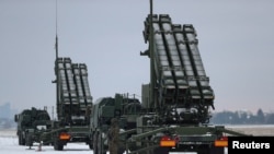 ППО Patriot під час польських військових тренувань з ракетних систем в аеропорту Варшави. Польща, 7 лютого 2023 року