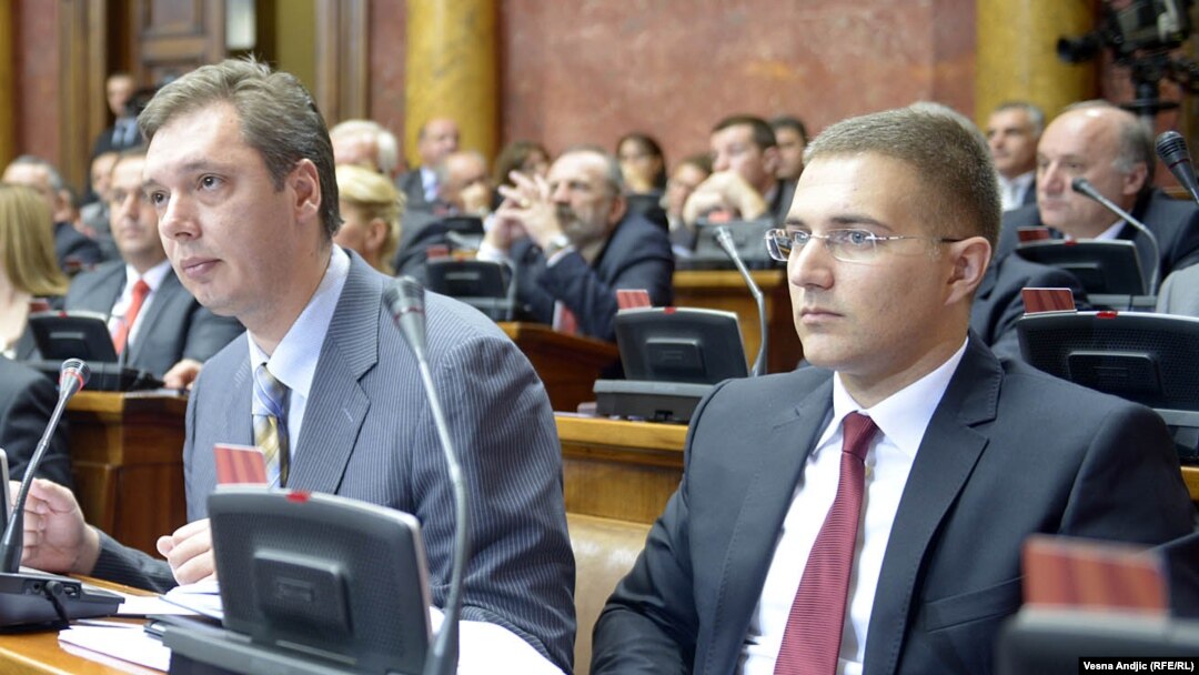Aleksandar Vučić i Nebojša Stefanović