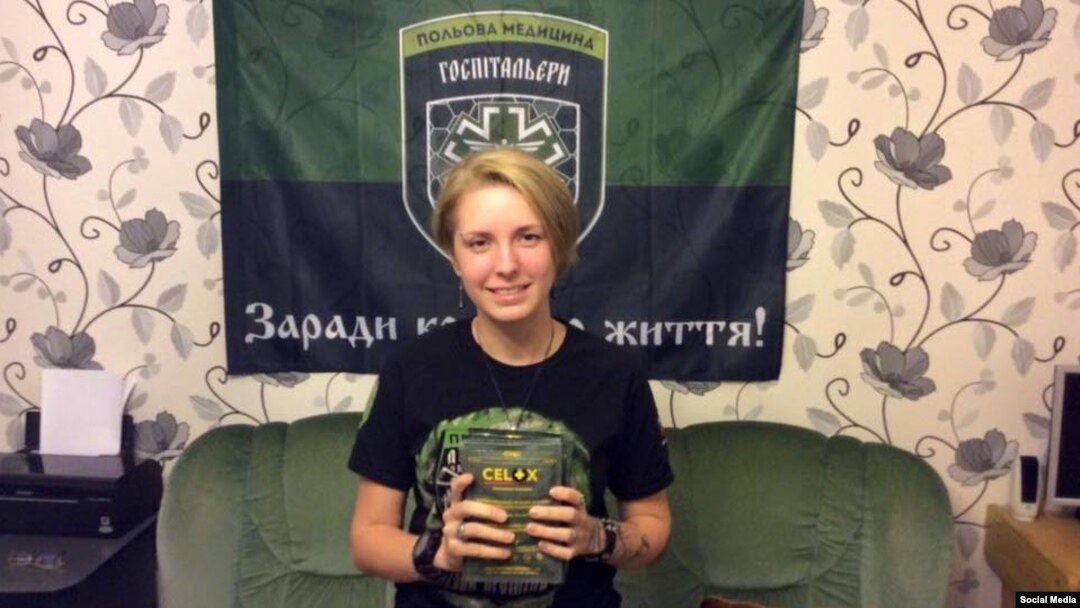 Волонтер-медик, начальник медичного батальйону «Госпітальєри» Яна Зінкевич (архівне фото)