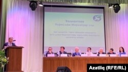 Нурислам Калмантаев чыгыш ясый