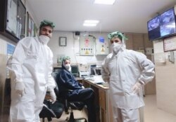 بخش ویژه کرونا در بیمارستان رازی اهواز