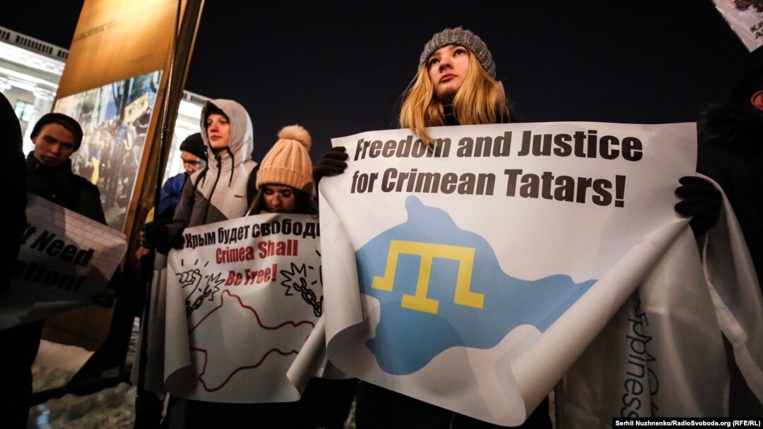 Акція на підтримку кримськотатарського опору, Київ, 26 лютого 2018 року