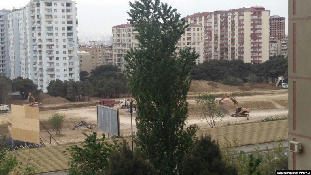 Hasarlanan ərazi