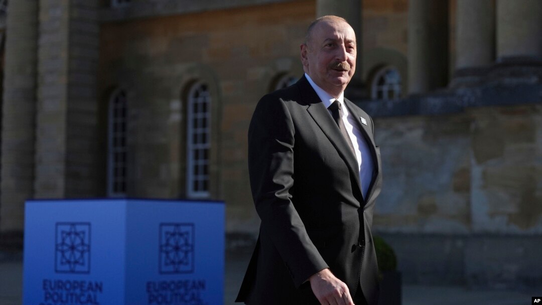 Azərbaycan prezidenti İlham Əliyev Oksfordşirdə Avropa Siyasi Birliyinin sammitində. 18 iyul 2024