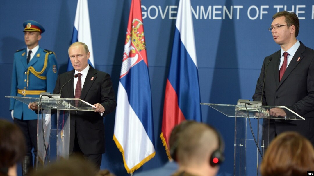 Vladimir Putin i Aleksandar Vučić u Beogradu, ilustrativna fotografija