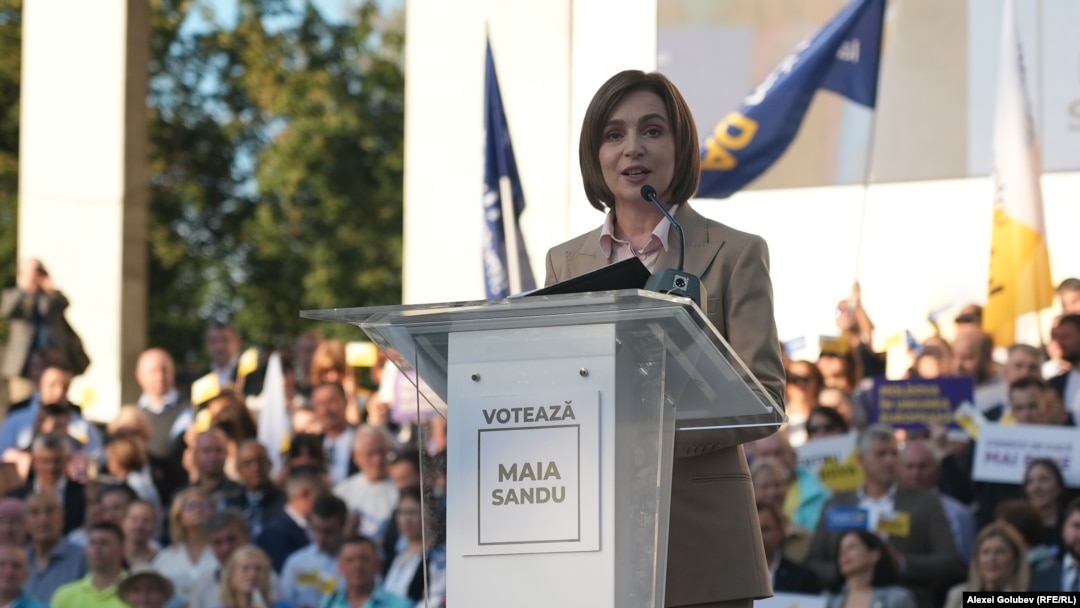 Predsjednica Moldavije Maia Sandu, septembar 2024.