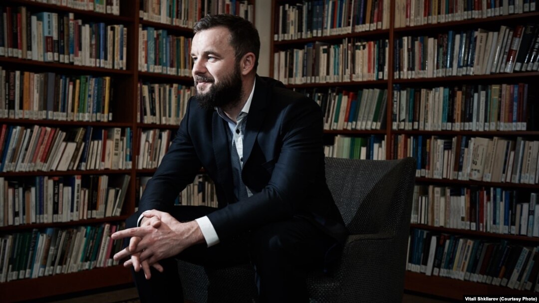 Belarusian-American political strategist Vitali Shkliarov (file photo)