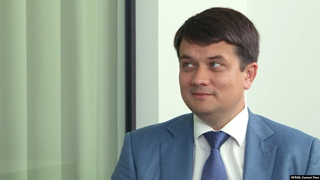 Дмитро Разумков, голова партії «Слуга народу»