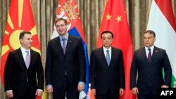 Nikola Gruevski, Aleksandar Vučić, Li Kećijang i Viktor Orban