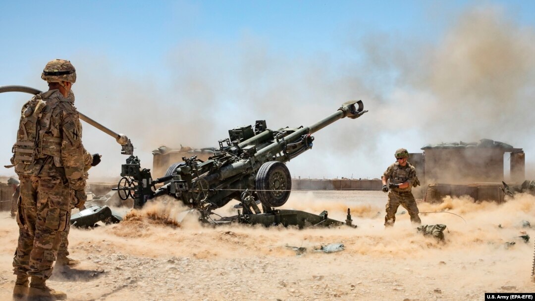 U.S. soldiers in Afghanistan's Helmand Province in June 2019