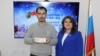 Timur Praliev, a former Wagner mercenary detained after crossing into the United States from Mexico on January 4, receiving his combat-veteran ID at a December 12 event in Bashkortostan.