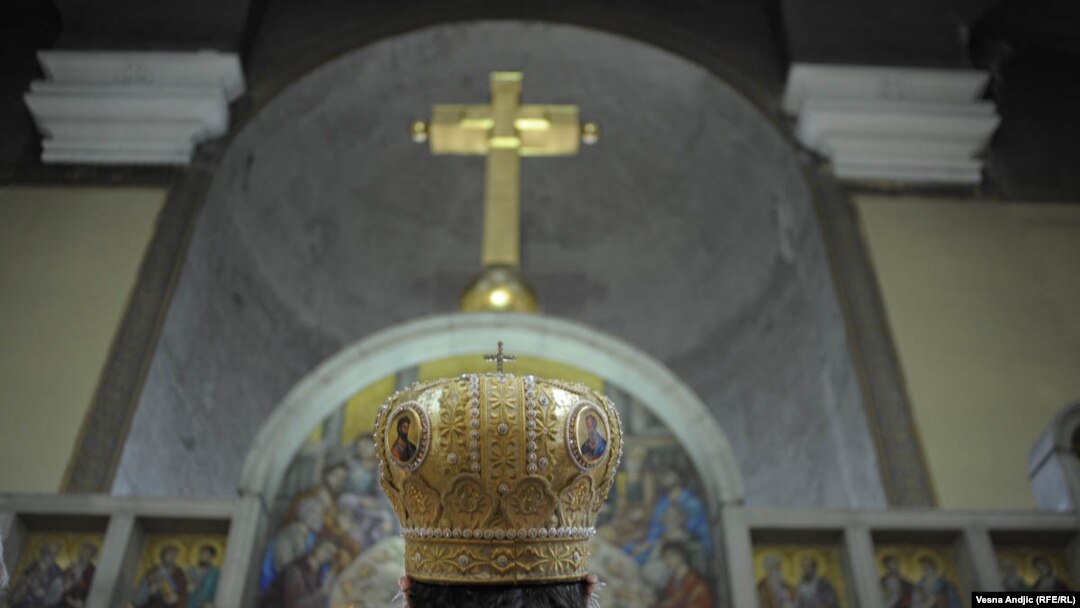 Liturgija u jednoj od beogradskih crkava - ilustracija