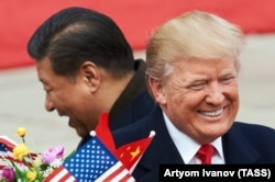 Predsednici Kine i SAD: Si Đinping i Donald Tramp, Peking, novembar 2017.