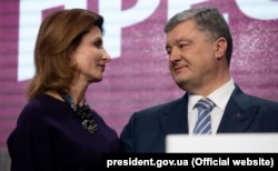 Марина і Петро Порошенки, 21 квітня 2019 року