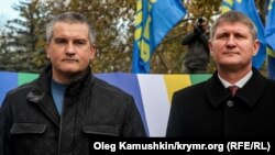 Сергій Аксьонов і Михайло Шеремет, 4 листопада 2014 року
