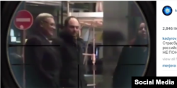 Кадр із опублікованого Кадировим відео