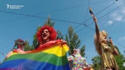 Gay-Pride Supporters March in Kyiv; One Minor Clash Reported