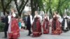 Pripadnici nacionalne manjine Bunjevci u tradicionalnoj nošnji, Subotica, fotoarhiv