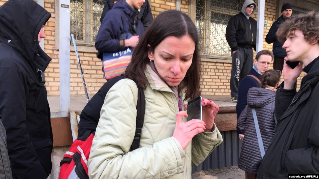 Ukrainian journalist Kristina Berdynskykh was among the foreign journalists briefly detained on March 24.