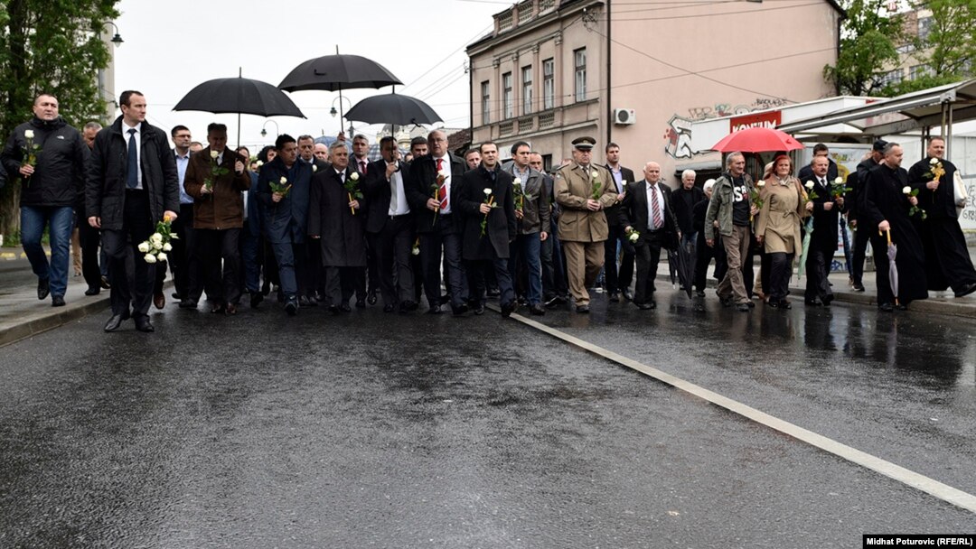 Sjećanje na poginule vojnike JNA u Dobrovoljačkoj, 3. maj 2016.