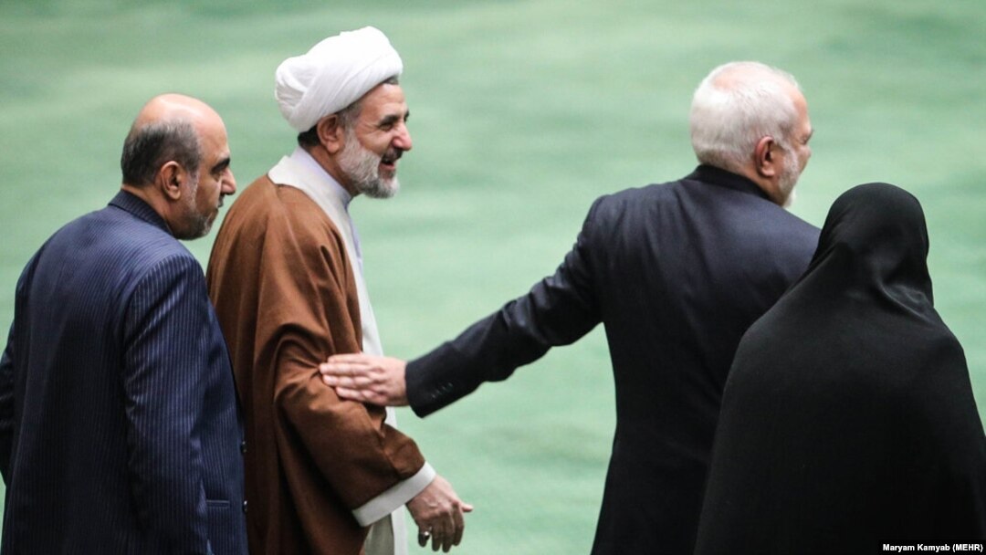 محمدجواد ظریف و مجتبی ذوالنور در نشست روز دوشنبه مجلس شورای اسلامی