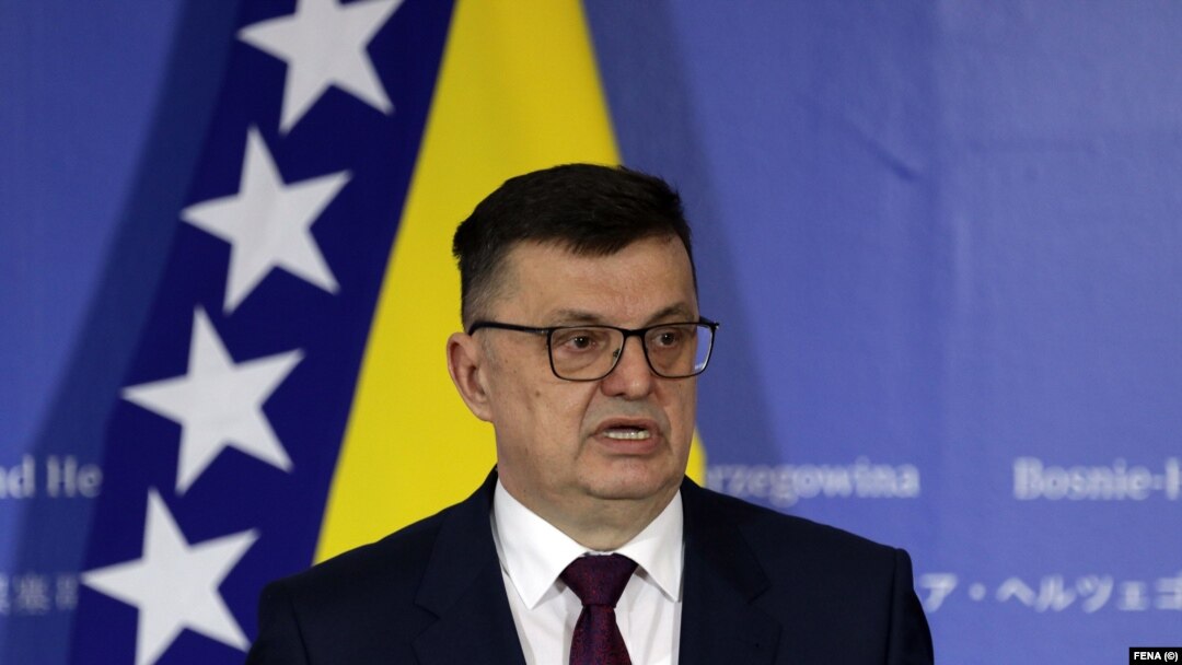 Bosna i Hercegovina - Predsjedavajući Vijeća ministara BiH Zoran Tegeltija u Sarajevu 30. marta 2021. godine. 