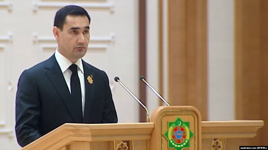Serdar Berdymukhammedov is expected to succeed his father, Gurbanguly, as president of Turkmenistan. (file photo)