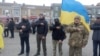 Архівне фото. Проукраїнський мітинг в Бердняську 16 лютого 2022 року