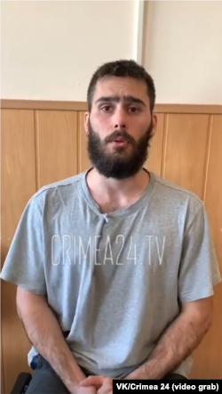 Скриншот із відео з «вибаченнями» Зізи, яке було опубліковане російськими ЗМІ