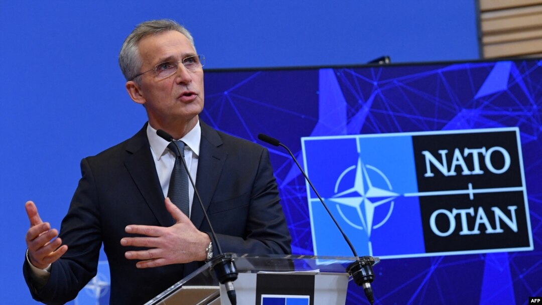 BELGIUM-NATO-CONFLICT-UKRAINE-DIPLOMACY-RUSSIA Jens Stoltenberg