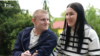 Viktoria and Nazar Kaihorodov at the Modrychi rehabilitation center in Lviv region