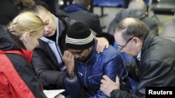 Психологи працюють із родичами жертв катастрофи в аеропорту Ростова-на-Дону, 19 березня 2016 року