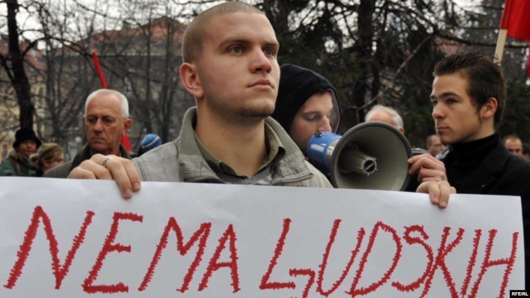Na Međunarodni dan ljudskih prava građani su u BiH ukazali na katastrofalno stanje u toj oblasti, Foto: Midhat Poturović