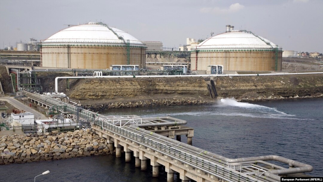 Terminal za tečni prirodni gas (LNG) u Marmari, Turska, 18. juli 2019.