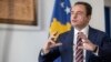 "Srbija nastavlja sa svojim putem ka Putinovim metodama, od zastrašivanja do nehumanog mučenja političkih protivnika", izjavio je Kurti na sednici Vlade Kosova 10. januara (arhivska fotografija).