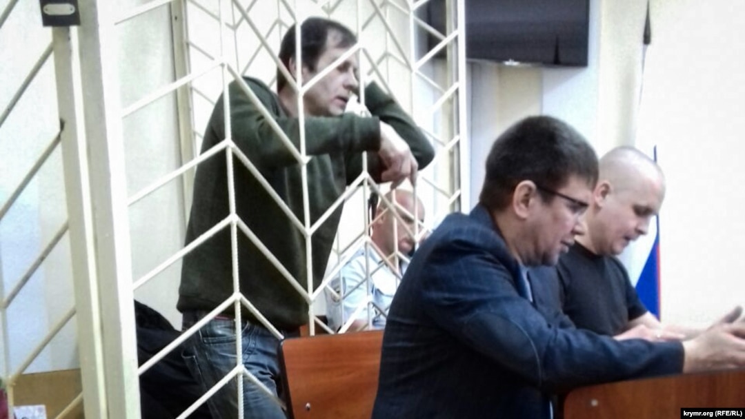 Кримський активіст Володимир Балух на засіданні суду 11 квітня