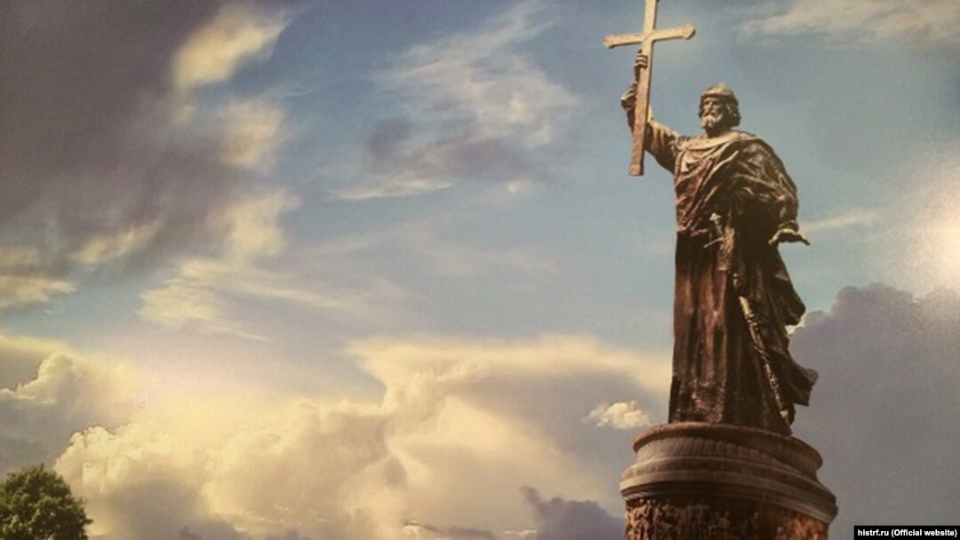Проект пам'ятника князю Володимиру (автор – скульптор Салават Щербаков)
